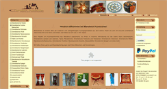 Desktop Screenshot of marrakech-accessoires.de