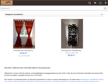 Tablet Screenshot of marrakech-accessoires.de